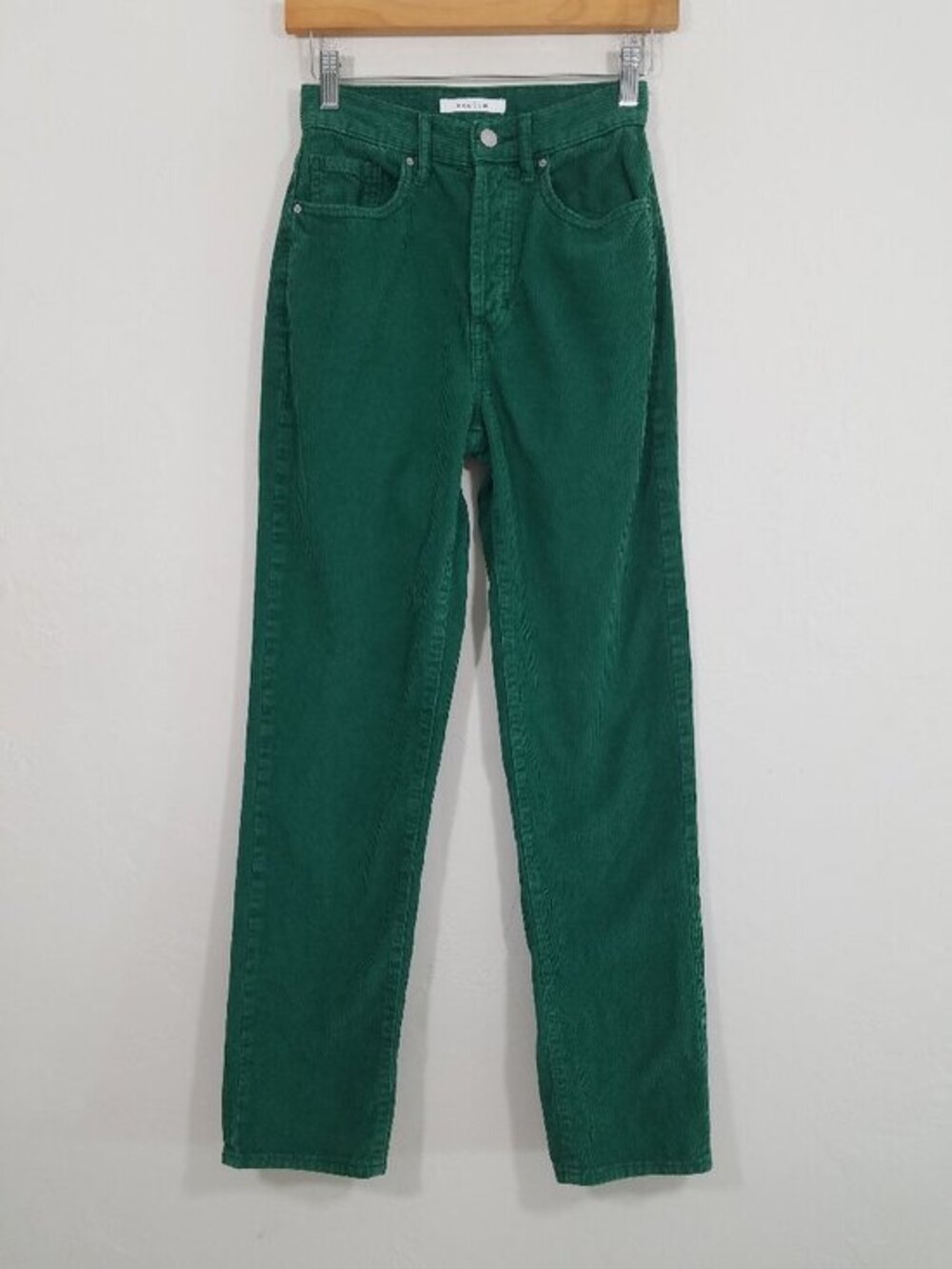 PacSun The Dad Corduroy High Rise Button Fly Pants Green Size 24